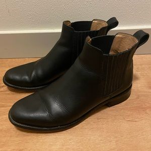 Madewell Ainsley Chelsea Boot, black, 8.5